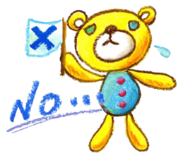 Teddy bear and Shoucyan sticker #611611