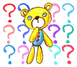 Teddy bear and Shoucyan sticker #611612