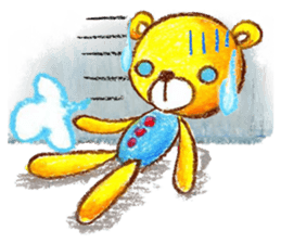 Teddy bear and Shoucyan sticker #611618