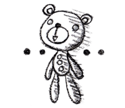 Teddy bear and Shoucyan sticker #611620