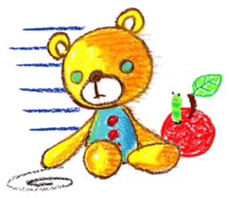 Teddy bear and Shoucyan sticker #611621