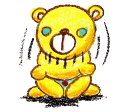Teddy bear and Shoucyan sticker #611622