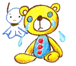 Teddy bear and Shoucyan sticker #611624