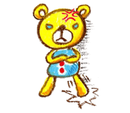 Teddy bear and Shoucyan sticker #611627