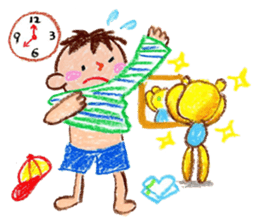 Teddy bear and Shoucyan sticker #611630