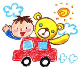 Teddy bear and Shoucyan sticker #611633