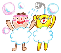 Teddy bear and Shoucyan sticker #611640