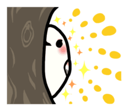 White Long-tailedTit [Shima & Yuki] sticker #612017