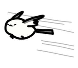 White Long-tailedTit [Shima & Yuki] sticker #612020