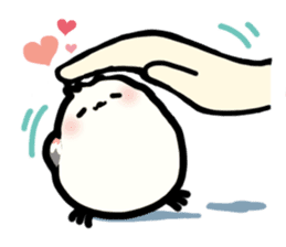 White Long-tailedTit [Shima & Yuki] sticker #612037