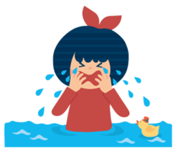 Good luck charm "OMAMORI" sticker #612113