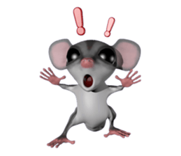 3D Animal Mon sticker #612426