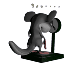 3D Animal Mon sticker #612438