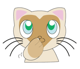 Siamy Cat sticker #612453