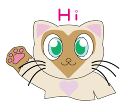 Siamy Cat sticker #612456