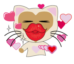 Siamy Cat sticker #612460