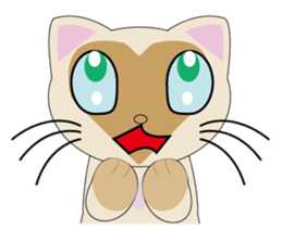 Siamy Cat sticker #612473