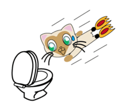 Siamy Cat sticker #612477