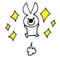 Lazy Bunny sticker #612852