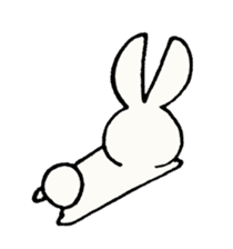 Lazy Bunny sticker #612861