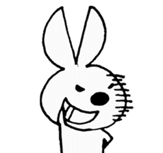 Lazy Bunny sticker #612872