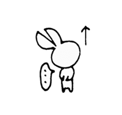 Lazy Bunny sticker #612874
