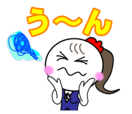 Pretty Chicken TUKUNE is a office worker sticker #614215