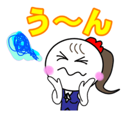 Pretty Chicken TUKUNE is a office worker sticker #614215