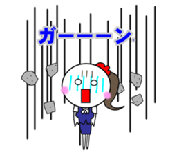 Pretty Chicken TUKUNE is a office worker sticker #614235