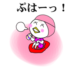 Pretty Chicken TUKUNE is a office worker sticker #614237