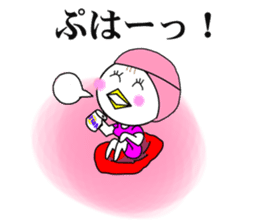 Pretty Chicken TUKUNE is a office worker sticker #614237