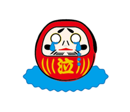 DARUMA doll Japan sticker #614295