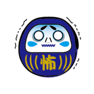 DARUMA doll Japan sticker #614305