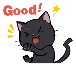 BLACK CAT sticker #614443