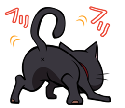 BLACK CAT sticker #614446