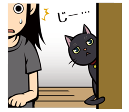 BLACK CAT sticker #614450