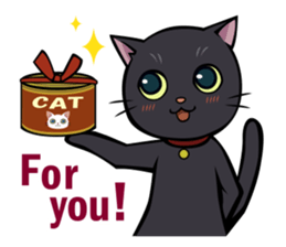 BLACK CAT sticker #614455