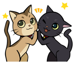 BLACK CAT sticker #614457