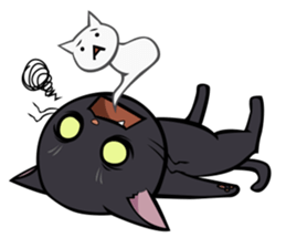 BLACK CAT sticker #614463
