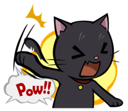 BLACK CAT sticker #614473