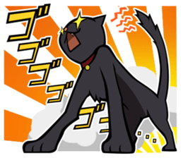BLACK CAT sticker #614478