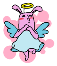 Sticker of the rabbit sticker #614486