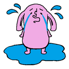 Sticker of the rabbit sticker #614489