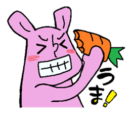 Sticker of the rabbit sticker #614504