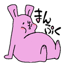 Sticker of the rabbit sticker #614505