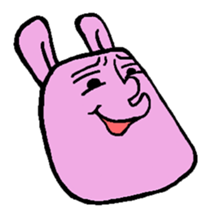 Sticker of the rabbit sticker #614510