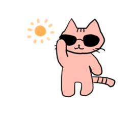 pink & yellow sticker #614644