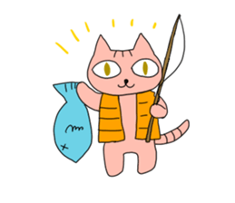 pink & yellow sticker #614652