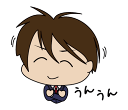Japanese school boy sticker #615332