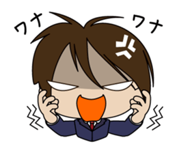 Japanese school boy sticker #615336